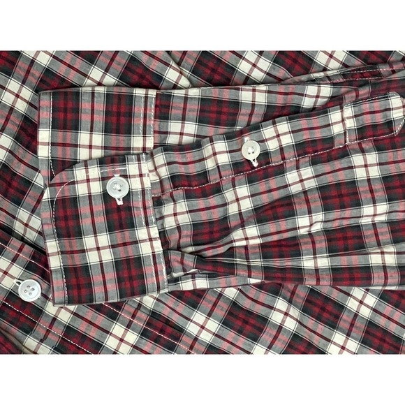 Hunt Club Men's Cotton Plaid Size Medium Button-Down Long Sleeve Shirt - Picture 7 of 9